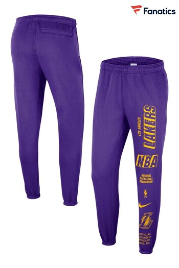 Nike Purple Fanatics Los Angeles Lakers clavos Nike Courtside Joggers (D93486) | £60