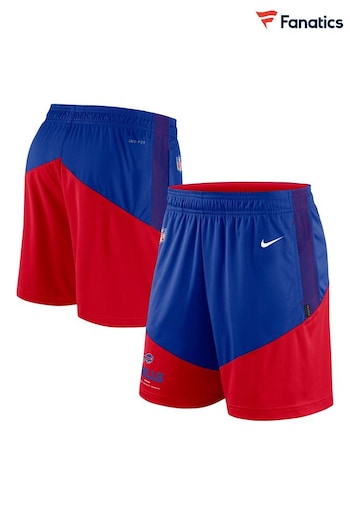 Nike Red NFL Fanatics Buffalo Bills On-Field Sideline Dri-Fit Knit Shorts (D93516) | £45