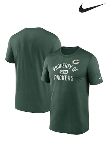 Nike Green NFL Fanatics Green Bay Packers Property of T-Shirt (D93539) | £28