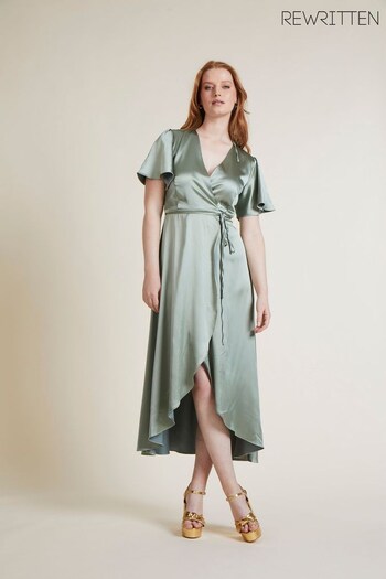 Rewritten Florence Waterfall Bridesmaid Midi Dress (D93638) | £160