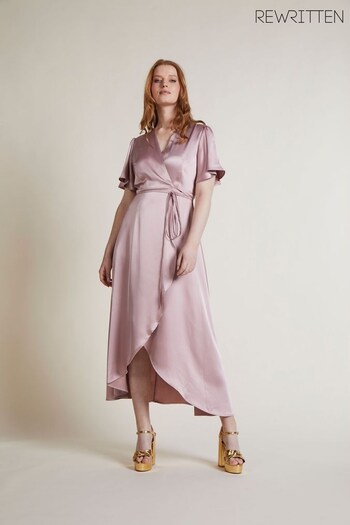 Rewritten Florence Waterfall Bridesmaid Midi Dress (D93639) | £160