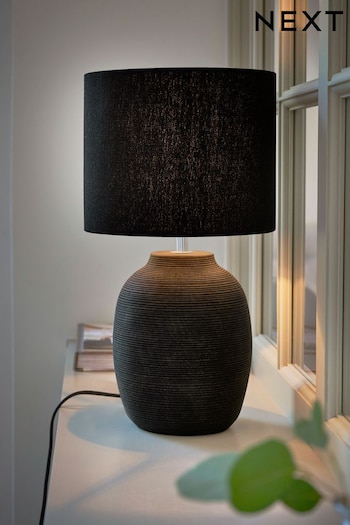Black Fairford Small Table Lamp (D93656) | £32