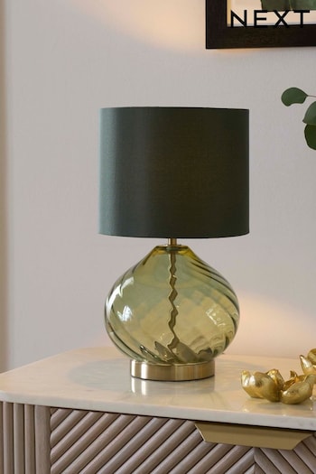 Green Freya Table Lamp (D93669) | £38