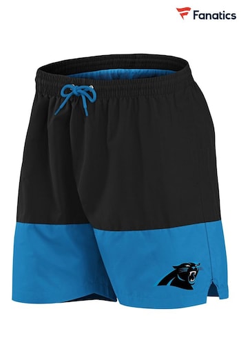 Fanatics NFL Carolina Panthers Woven Black Swim Shorts (D93730) | £35