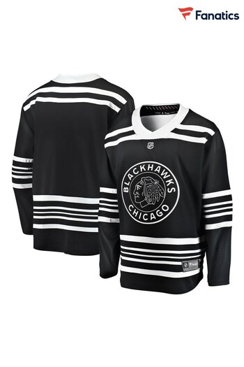 Fanatics Chicago Blackhawks Branded Alternate Breakaway Black Jersey (D93734) | £105