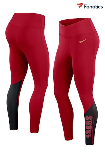 Nike Red NFL Fanatics Womens San Francisco 49ers Leggings (D93761) | £50