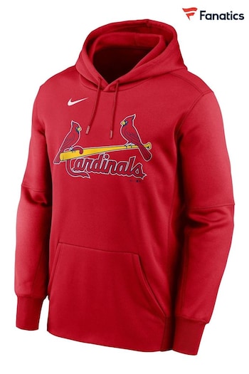 Nike Red Fanatics St. Louis Cardinals Nike Wordmark Therma Performance Pullover Hoodie (D93780) | £65