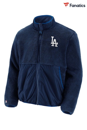 Fanatics Blue Los Angeles Dodgers Fanatics Printed Sherpa Fleece Jacket (D93790) | £75
