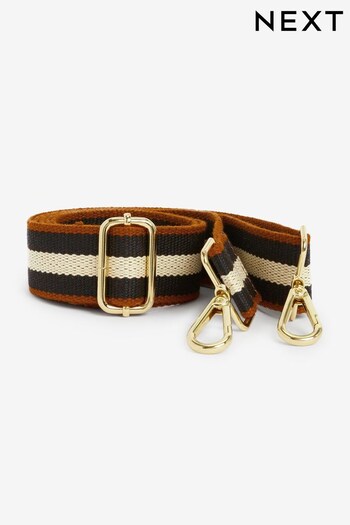 Chocolate Brown Webbing Cross Body Strap for Bags (D93825) | £10