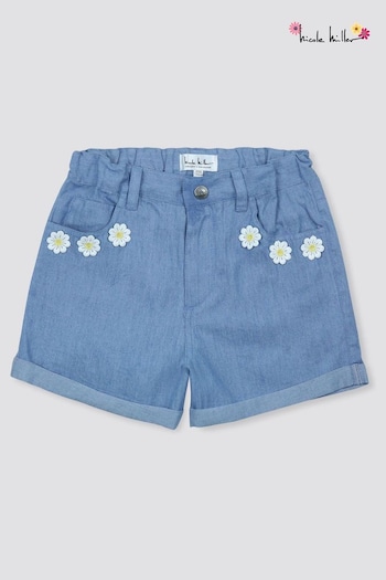 Nicole Miller Denim Blue Shorts Noir (D93890) | £9.50 - £10