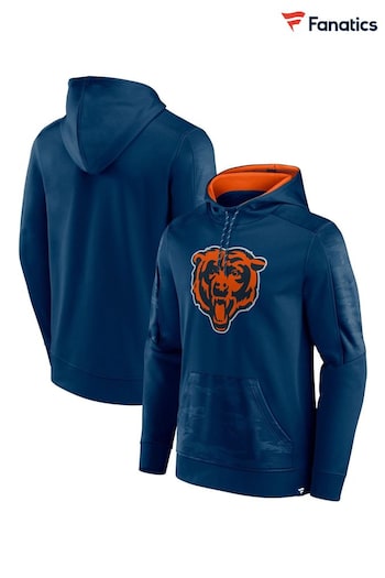NFL Fanatics Blue Chicago Bears Iconic Defender Hoodie (D94219) | £55