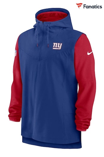 Nike Blue NFL Fanatics New York Giants Sideline Nike Player Lightweight Jacket (D94226) | £85
