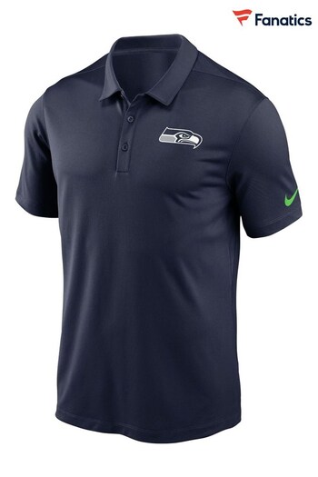 Nike Navy NFL Fanatics Seattle Seahawks Nike Franchise Polo Shirt (D94228) | £45