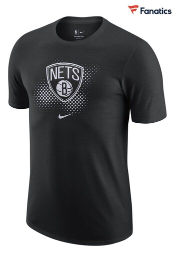 Nike Black Fanatics Brooklyn Nets Nike Future Pack Logo T-Shirt (D94238) | £28