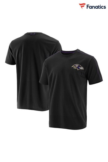 Fanatics NFL Baltimore Ravens Fanatics Branded Prime Black T-Shirt (D94243) | £25