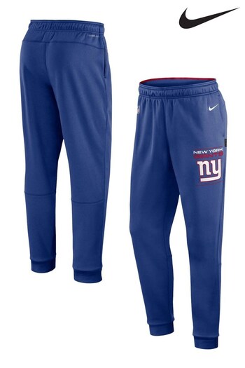 Nike Blue NFL Fanatics New York Giants Nike Sideline Therma Fleece Joggers (D94252) | £60