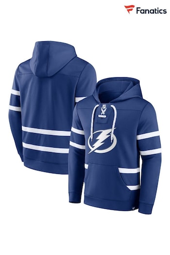 Fanatics Blue Tampa Bay Lightning Branded Iconic NHL Exclusive Pullover Hoodie (D94263) | £70