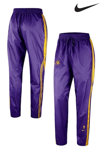 Nike Purple Fanatics Womens Los Angeles Lakers Nike Courtside Joggers (D94267) | £65