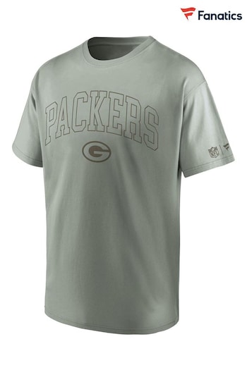 NFL Fanatics Green Bay Packers DownViola Green T-Shirt (D94297) | £32