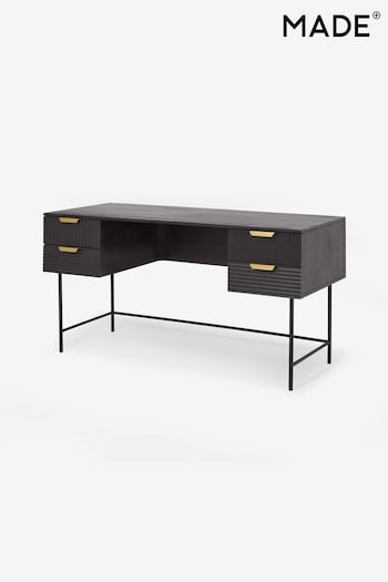 MADE.COM Charcoal Haines Wide Desk (D94365) | £699