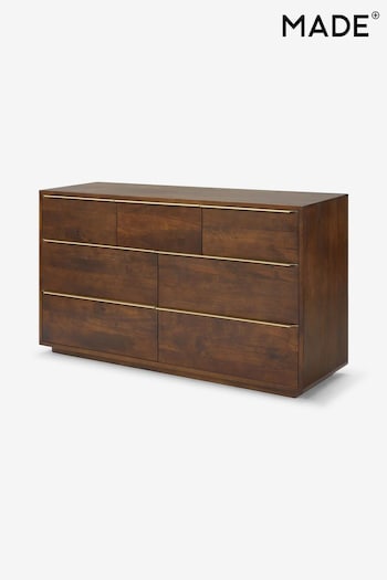 MADE.COM Wood 7 Drawer Anderson Matching Family Christmas (D94372) | £949