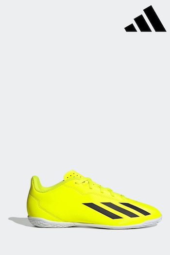 adidas Yellow Performance X Crazyfast Club Indoor Boots (D94373) | £35
