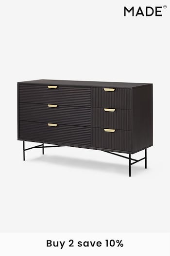 MADE.COM Charcoal Haines Chest of Drawers (D94389) | £849