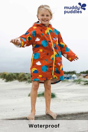 Muddy Puddles Recycled Waterproof Changing Robe Cover up (D94390) | £60