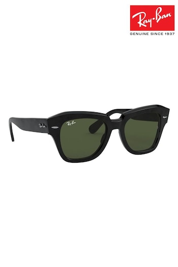 Ray Ban State Street Black Sunglasses (D94394) | £147