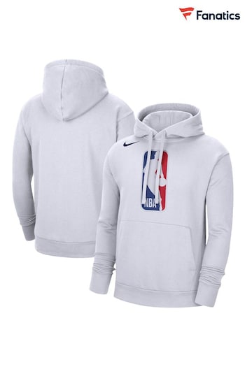 Nike White Fanatics NBA Nike Team 31 Logoman Hoodie (D94469) | £60