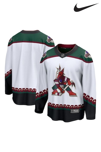 Fanatics White Arizona Coyotes neuened Away Breakaway Jersey (D94471) | £105