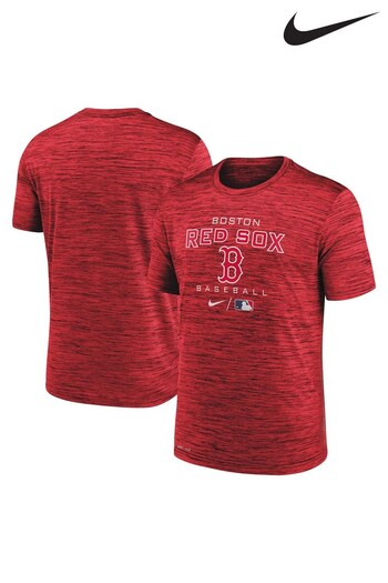 Nike Retro Red Fanatics Boston Sox Nike Retro Legend Practice Velocity T-Shirt (D94518) | £30