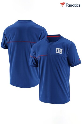 Nike Blue NFL Fanatics Blue New York Giants Branded Prime Polo T-Shirt (D94524) | £35
