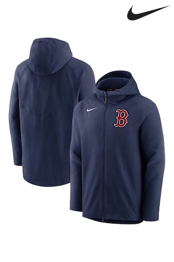 Nike Blue Fanatics Boston Sox Nike Pre Game Therma Full Zip Hoodie (D94542) | £100