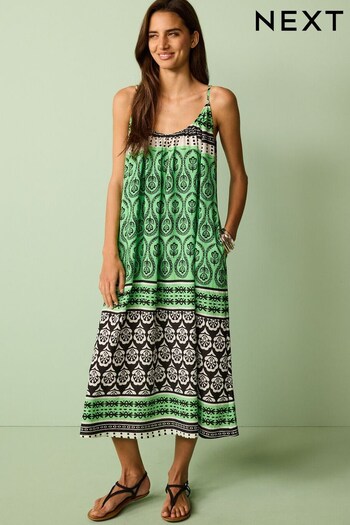 Print Cami Beach Dress (D94551) | £32