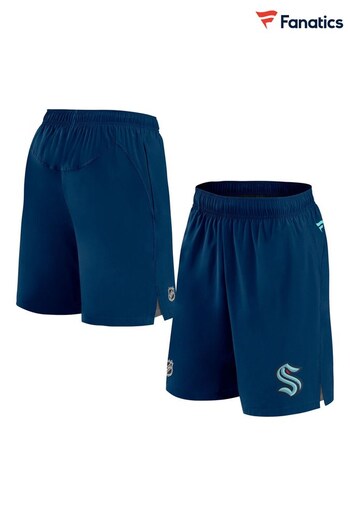 Fanatics Blue Seattle Kraken Fanatics Branded Authentic Pro Tech Shorts (D94837) | £50