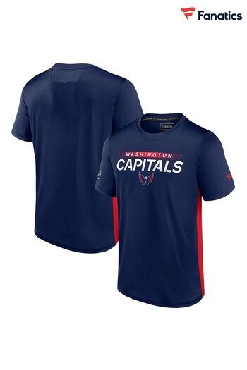 Fanatics Blue Washington Capitals Branded Authentic Pro Short Sleeve Tech T-Shirt (D94843) | £35