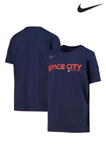 Nike spikes Blue Fanatics Houston Astros Nike spikes City Connect T-Shirt (D94844) | £20