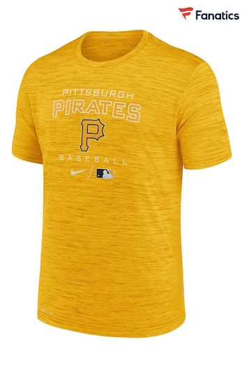 Nike Yellow Fanatics Pittsburgh Pirates Nike Legend Practice Velocity T-Shirt (D94848) | £30