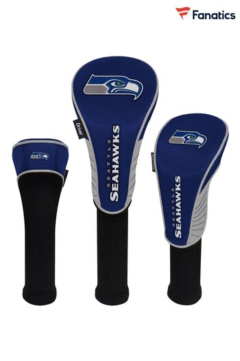 Fanatics Blue Seattle Seahawks Golf Headcover Set (D94889) | £55