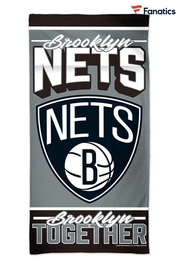 Fanatics Blue Brooklyn Nets Tie Dye Beach Towel (D94897) | £25