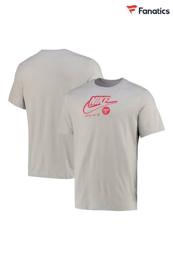 Nike Grey Fanatics Chicago Bulls Nike Essential Logo T-Shirt (D94914) | £28