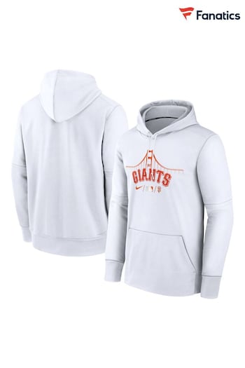 Nike White Fanatics San Francisco Giants olive Nike City Connect Therma Hoodie (D94920) | £70