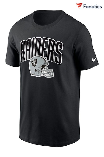 Nike max Black NFL Fanatics Las Vegas Raiders Essential Team Athletic T-Shirt (D94934) | £28