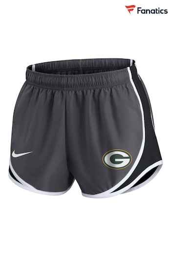 Nike Grey NFL Fanatics Womens Bay Packers Shorts (D94946) | £35