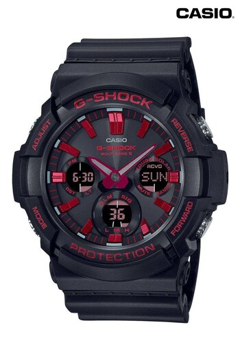 Casio 'Ignite Red Series' Black Plastic/Resin Quartz Watch (D95040) | £129