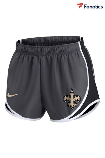Nike Grey NFL Fanatics Womens New Orleans Saints Shorts (D95151) | £17.50