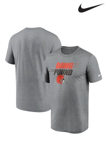 Nike Grey Fanatics Cleveland Browns Local Legend Motion T-Shirt (D95177) | £28