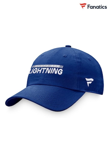 Fanatics Blue Tampa Bay Lightning Branded Authentic Pro Game & Train Unstructured Adjustable Cap (D95194) | £20