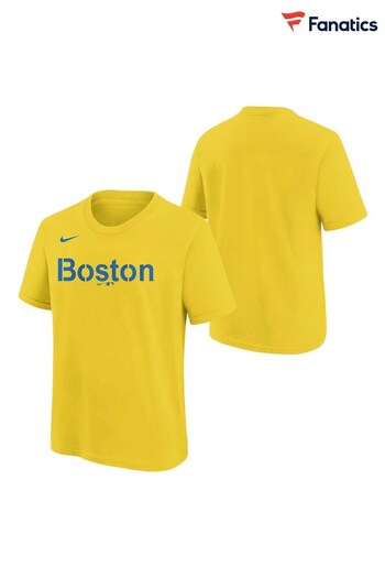 Nike Blue Fanatics Boston Sox Nike City Connect T-Shirt (D95203) | £20